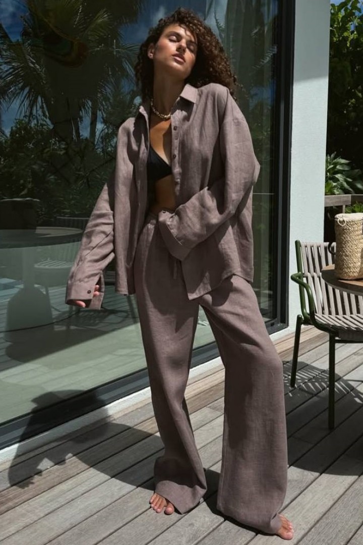 Костюм з льону KBE-0262A680