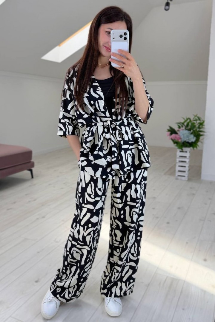 Костюм кофта на запах и брюки KG-910A590