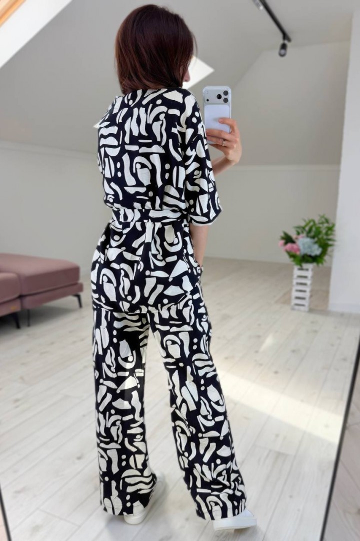 Костюм кофта на запах и брюки KG-910A590