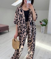 Костюм кофта на запах и брюки KG-910A590