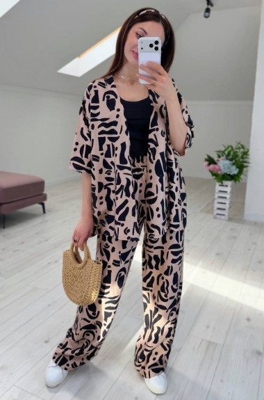 Костюм кофта на запах и брюки KG-910A590