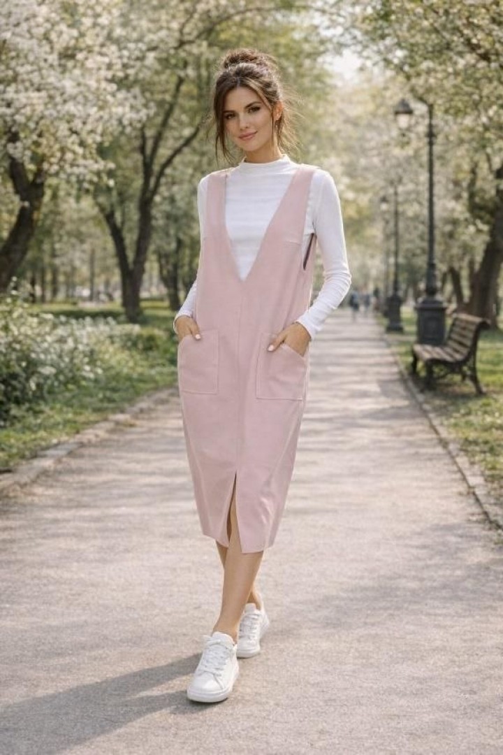 Трикотажний сарафан OZM-M026A130