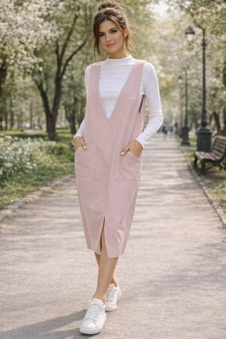 Трикотажний сарафан OZM-M026A130