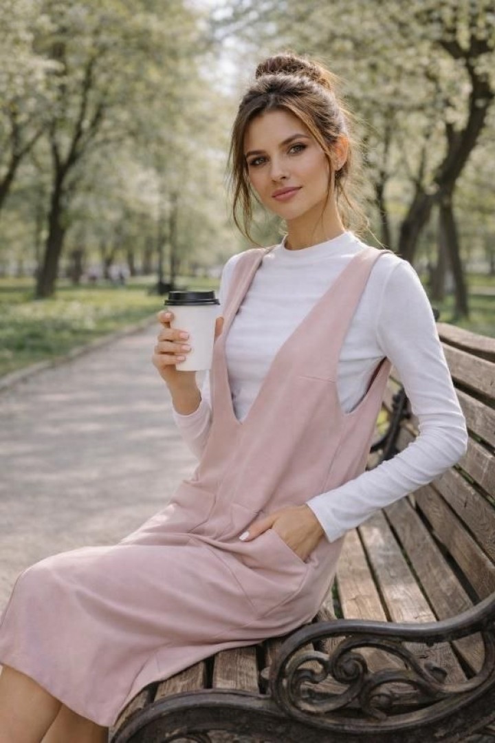 Трикотажний сарафан OZM-M026A130