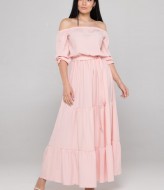 Однотонное платье OZM-M34A130