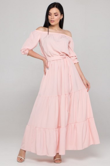 Однотонное платье OZM-M34A130