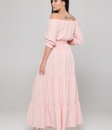 Однотонное платье OZM-M34A130