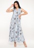 Платье с принтом OZM-M91A130