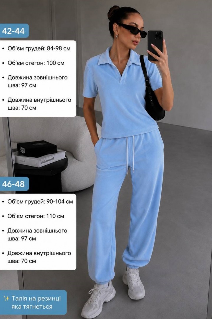 Костюм велюровый MIS-227A520