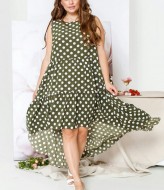 Платье с оборками внизу DG-d41321A300