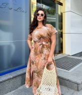 Летнее платье с разрезом DG-c41828A400