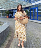 Летнее платье с разрезом DG-c41828A400