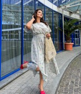 Летнее платье с разрезом DG-c41828A400