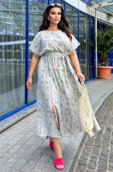 Летнее платье с разрезом DG-c41828A400