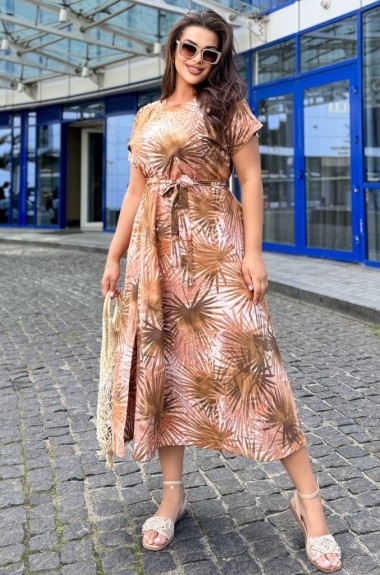 Летнее платье с разрезом DG-c41828A400