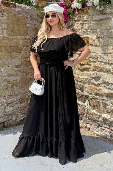 Повітряна сукня з воланами PRA-1366A630 Повітряна сукня з воланами PRA-1366A630