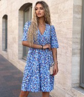 Платье с v образным вырезом TS-417A400