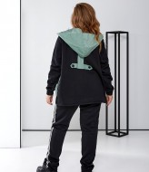 Женский спортивный костюм с жилеткой VIA-198A25