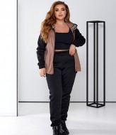 Женский спортивный костюм с жилеткой VIA-198A25