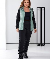 Женский спортивный костюм с жилеткой VIA-198A25