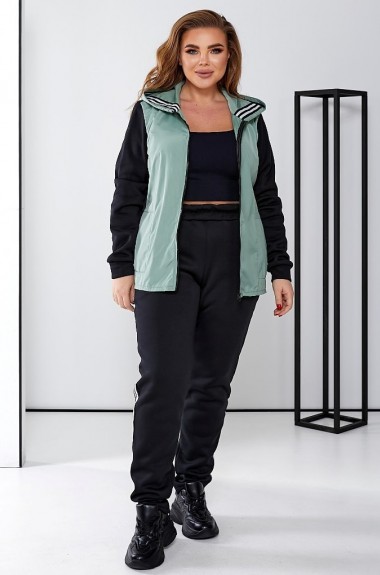 Женский спортивный костюм с жилеткой VIA-198A25