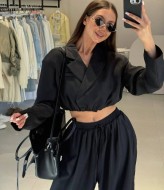 Костюм с укороченным пиджаком  VOL-688A550