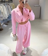 Костюм с укороченным пиджаком  VOL-688A550