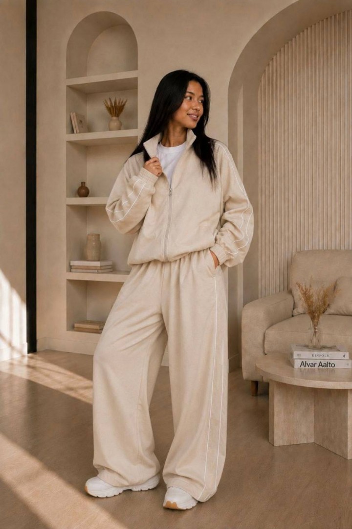 Костюм двійка oversize штани+кофта VLB-378A749