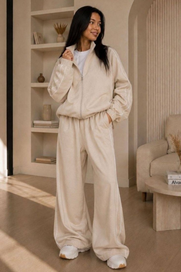 Костюм двійка oversize штани+кофта VLB-378A749