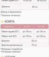 Костюм 3-ка топ+кофта+штаны RAB-746A889