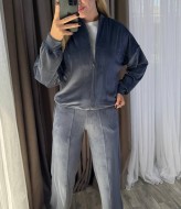 Велюровый костюм без капюшона KG-769A640