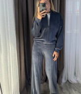 Велюровый костюм без капюшона KG-769A640