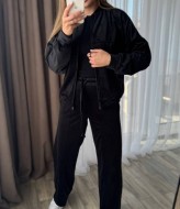 Велюровый костюм без капюшона KG-769A640