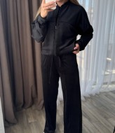 Велюровый костюм без капюшона KG-769A640