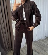 Велюровый костюм без капюшона KG-769A640
