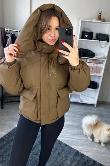 Женская куртка с капюшоном  ZL-2377A1300