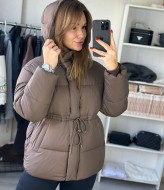 Зимняя куртка женская с капюшоном  ZL-2508A1400