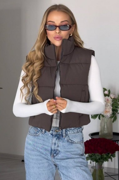 Теплая жилетка женская  ATE-081A650 Теплая жилетка женская  ATE-081A650