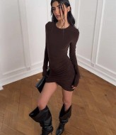 Жіноча сукня з драпіруванням ANM-399A500