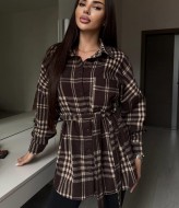 Рубашка с поясом  MIY-1074A560