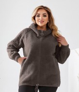 Тёплая кофта с капюшоном  MAX-909A1000