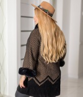 Пальто женское с мехом  MAX-932A1550