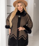 Пальто женское с мехом  MAX-932A1550