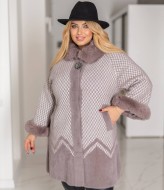 Пальто женское с мехом  MAX-932A1550