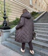 Зимнее пальто на синтепоне женское  LZ-M1220A1390