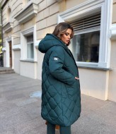 Зимнее пальто на синтепоне женское  LZ-M1220A1390