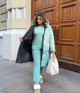 Зимнее пальто на синтепоне женское  LZ-M1220A1390