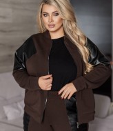 Костюм с кожаными вставками  VLT-570A1000