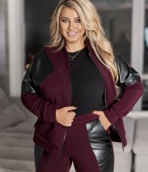 Костюм с кожаными вставками  VLT-570A1000