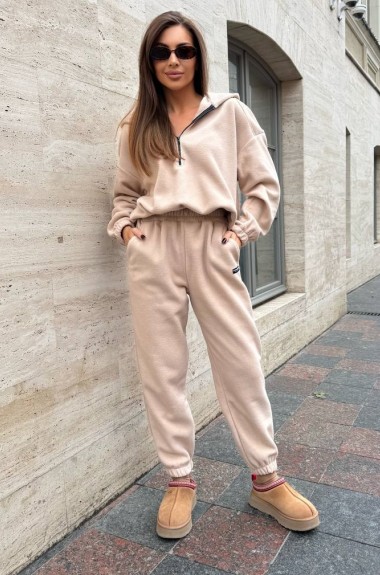 Спортивный флисовый костюм женский JAC-809A610